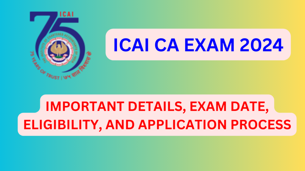 ICAI CA Exam 2024